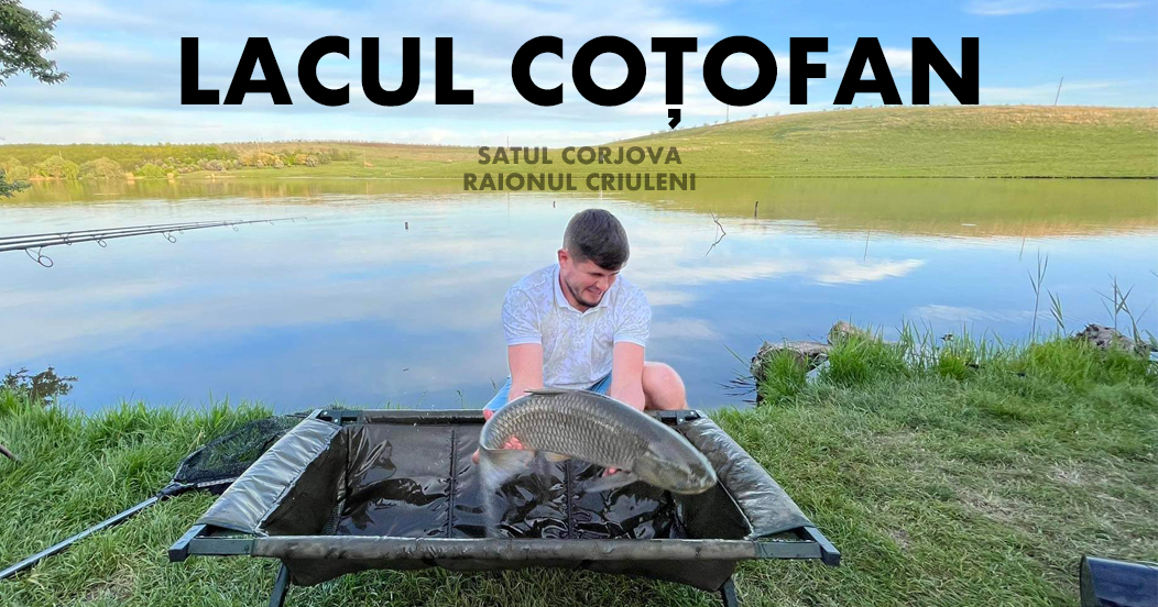 Pescuit sportiv la Lacul Coțofan Corjova - Cei mai mari pești din Moldova - Lacul Coțofan din satul Corjova